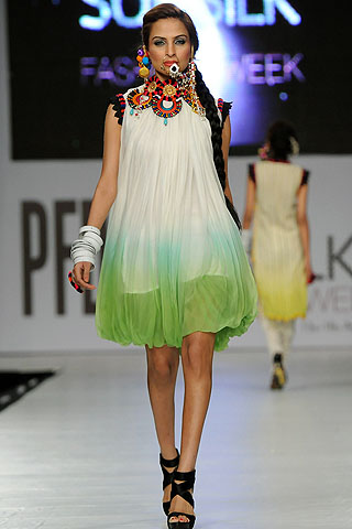 Fouzia Aman at PFDC Sunsilk Fashion Week 2012 Day 3