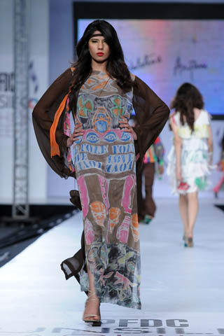 Sadaf Malaterre & Anjum Alix Noon at PFDC Sunsilk Fashion Week 2012 Day 4