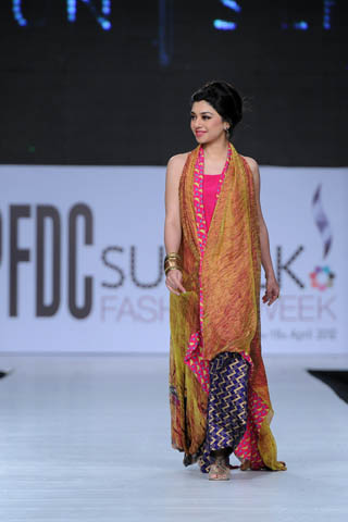 Kiran Chaudhry at PFDC Sunsilk Fashion Week 2012 Day 4