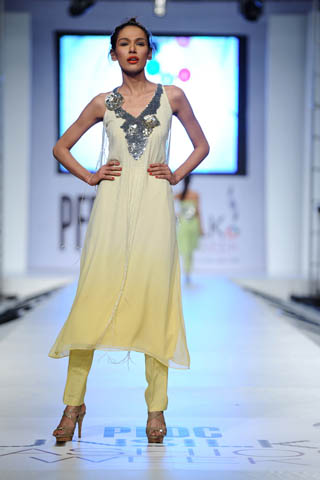 Fashion Model Fayeza at PFDC Sunsilk Fashion Week 2012 Day 1