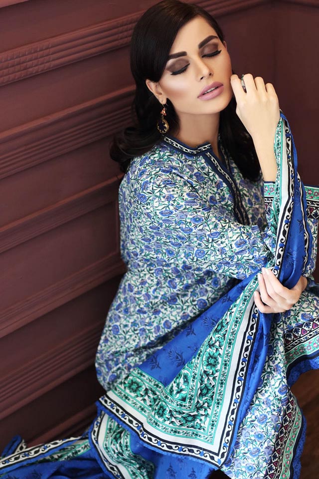 Unstitched 2014 Khaadi Winter Collection