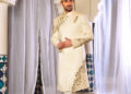 Off-White Embroidered Sherwani 5