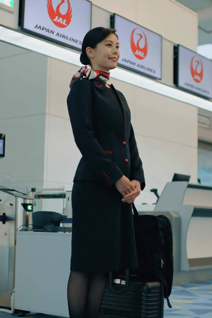 Japan Airlines clothing rental service